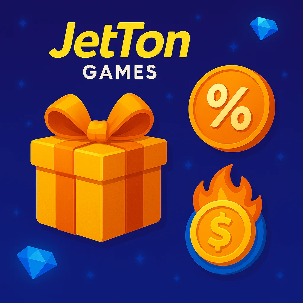 JetTon Games-дегі бонустар мен акциялар
